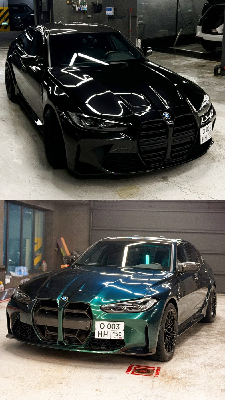 BMW M при мойке